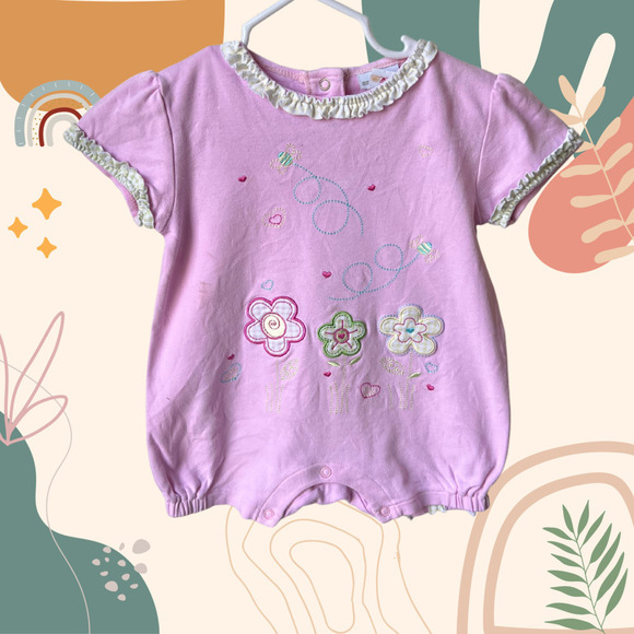 3/$15 Vintage  12 month Sears baby romper - Picture 1 of 3